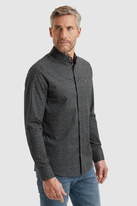 Vanguard long sleeve shirt print on poplin
